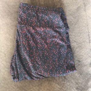 Black splatter leggings